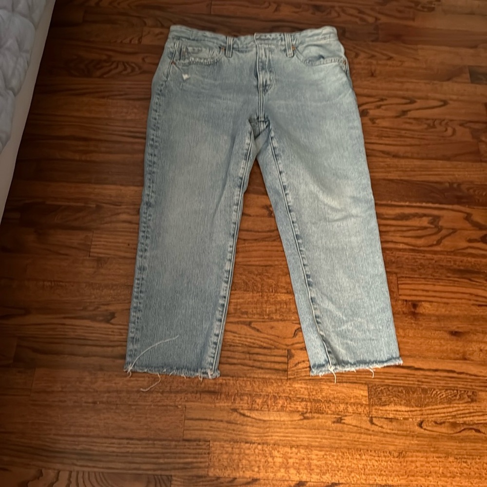 AG Couture 360 crop jeans.